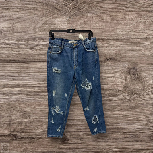 Jeans Skinny By Zara In Blue, Size: 8