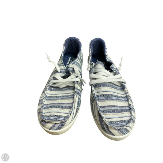 Shoes Sneakers By Bobs In Striped Pattern, Size: 10