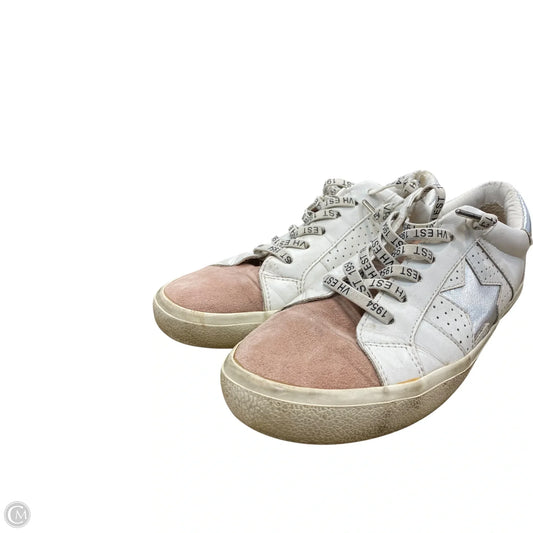 Shoes Sneakers By Vintage America In Pink & White, Size: 9