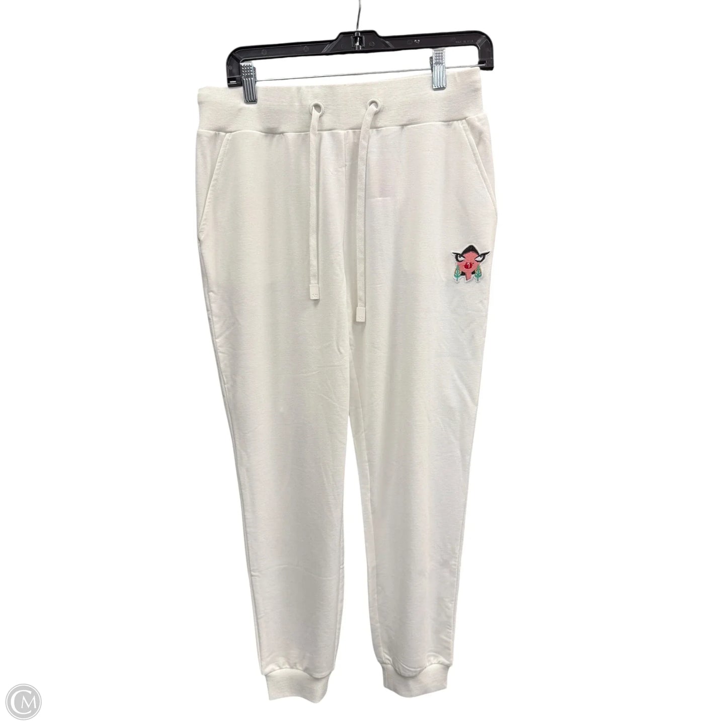 Pants Lounge By Badgley Mischka In Cream, Size: M