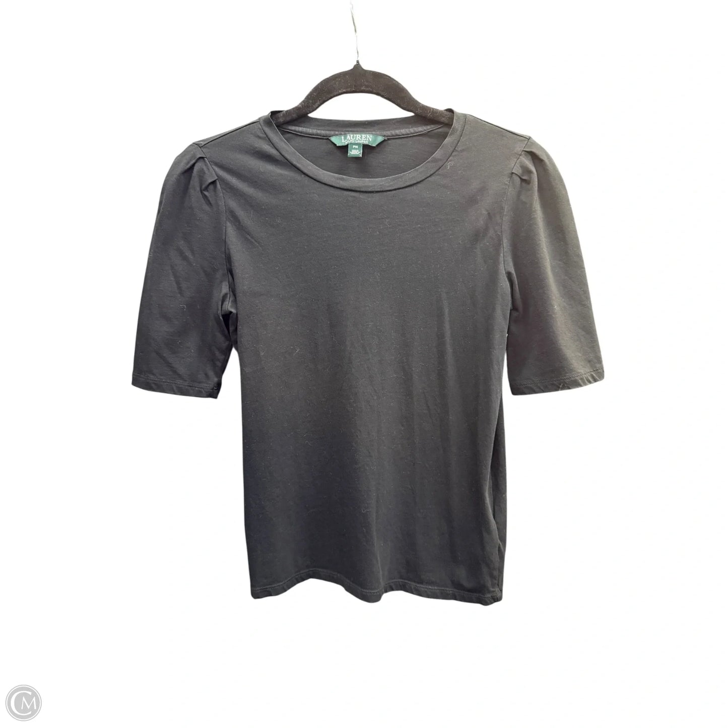 Top Long Sleeve Basic By Lauren By Ralph Lauren In Black, Size: Mp