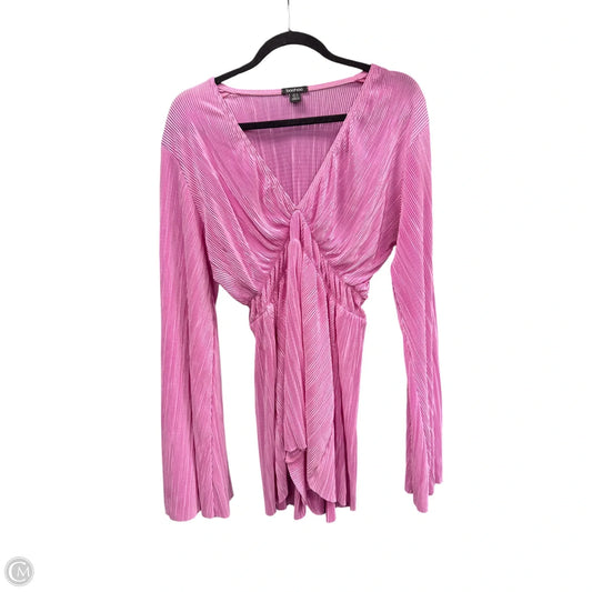 Romper By Boohoo Boutique In Pink, Size: 12
