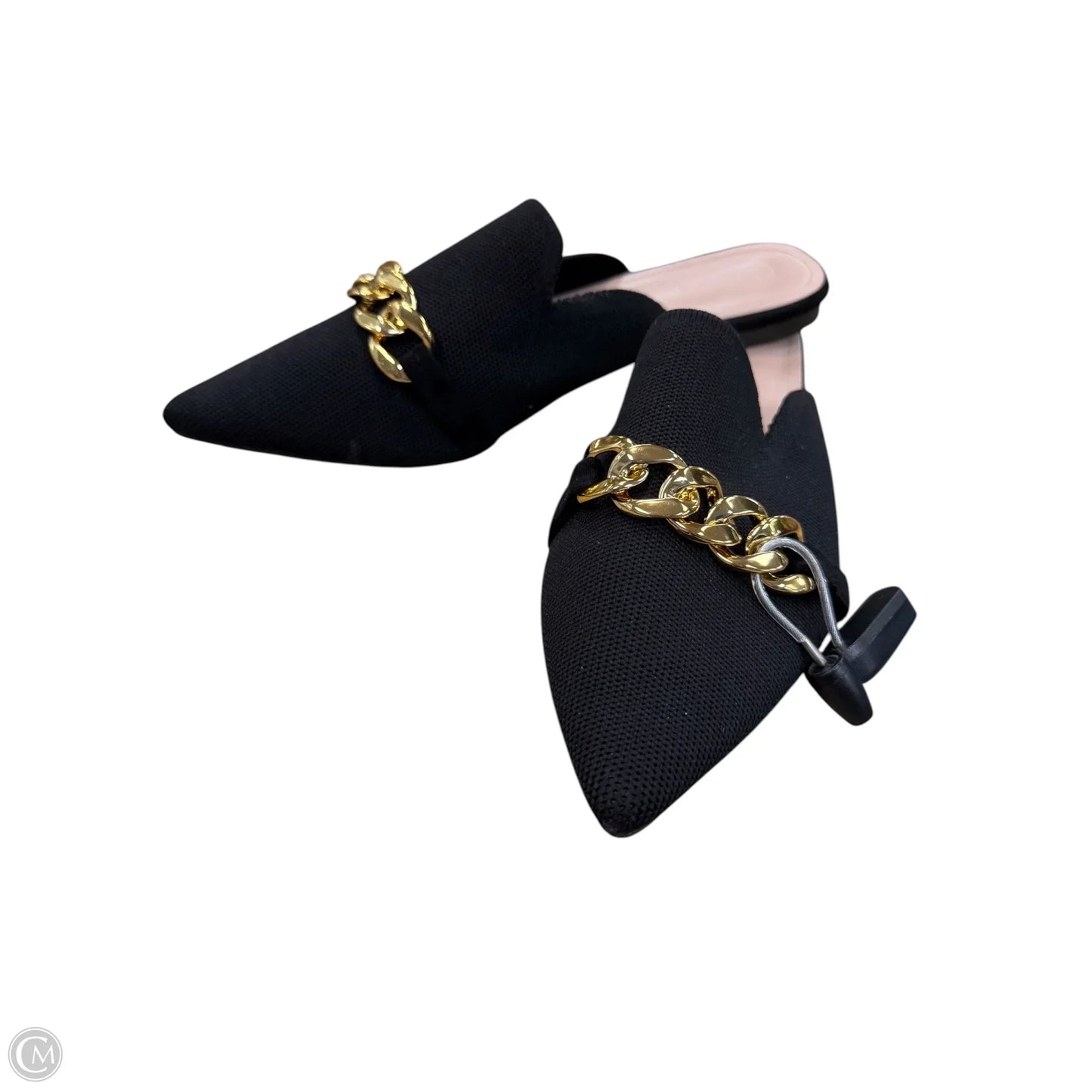 Shoes Athletic By Clothes Mentor In Black & Gold, Size: 10.5