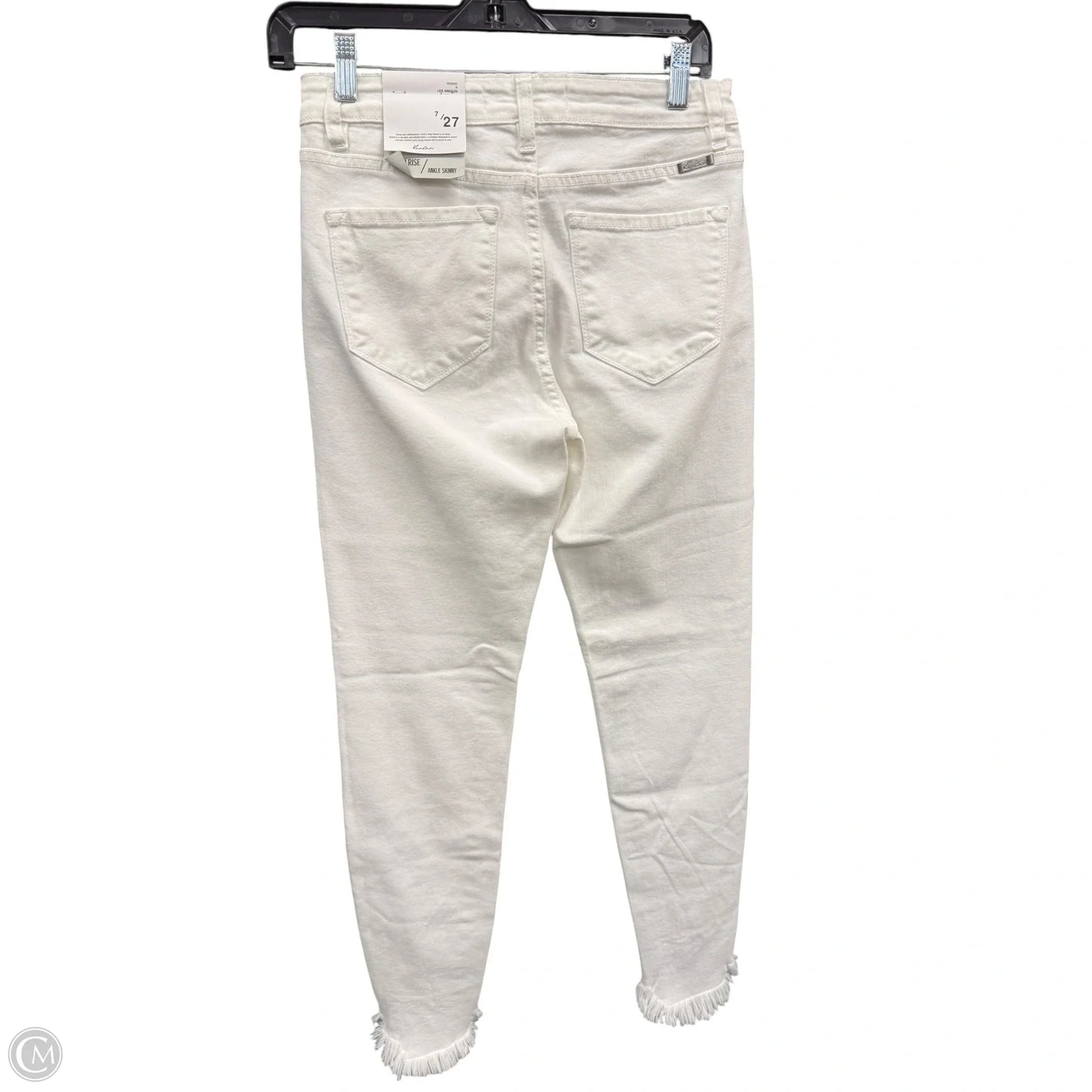 Jeans Skinny By Kancan In White, Size: 6