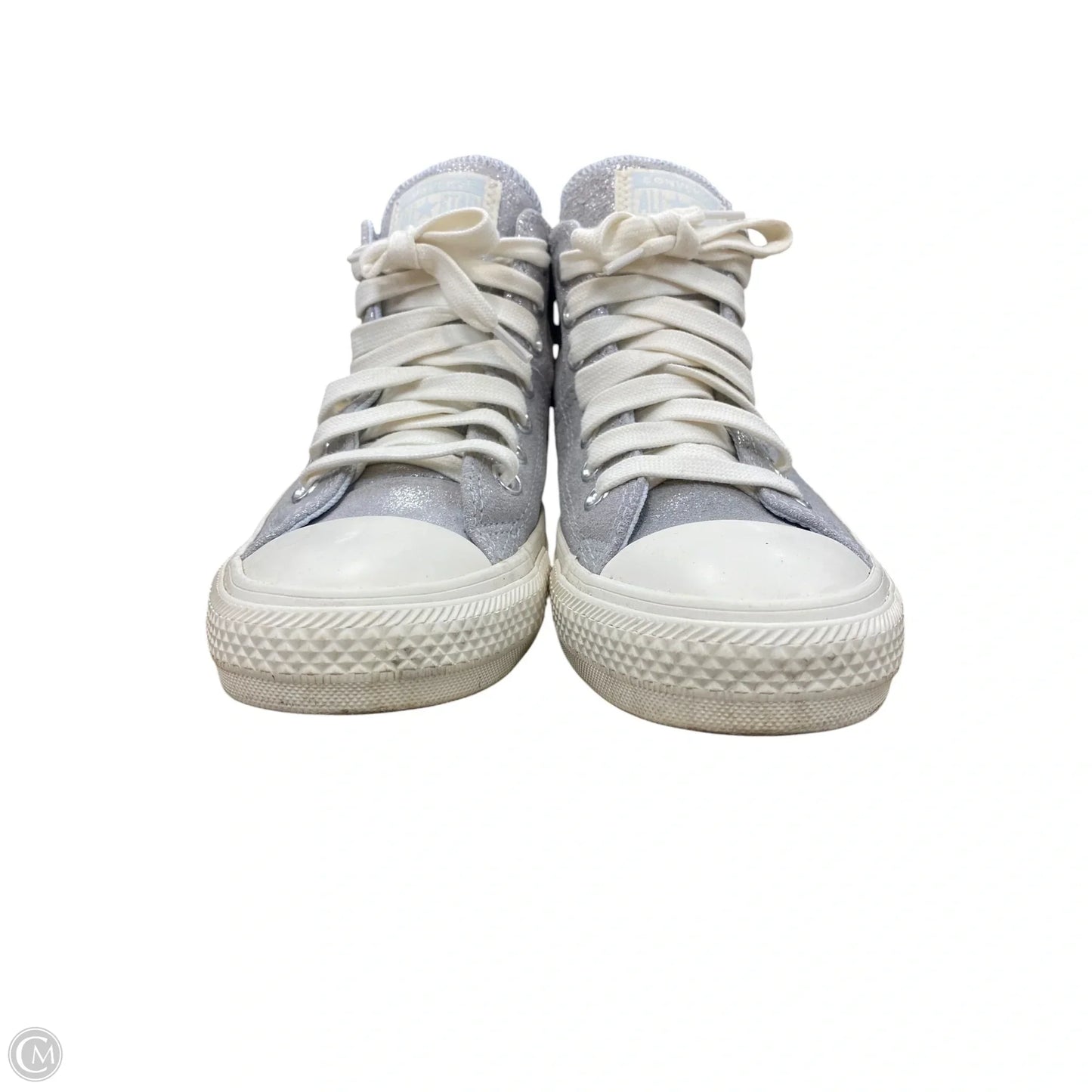 Shoes Sneakers By Converse In Silver, Size: 7