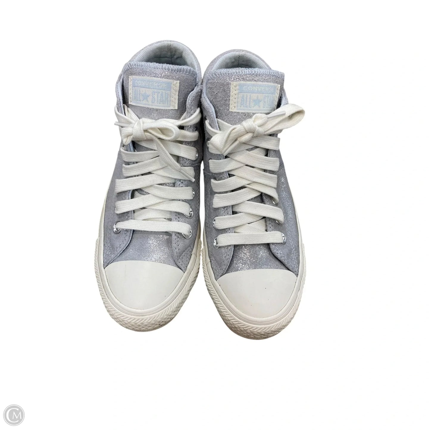 Shoes Sneakers By Converse In Silver, Size: 7