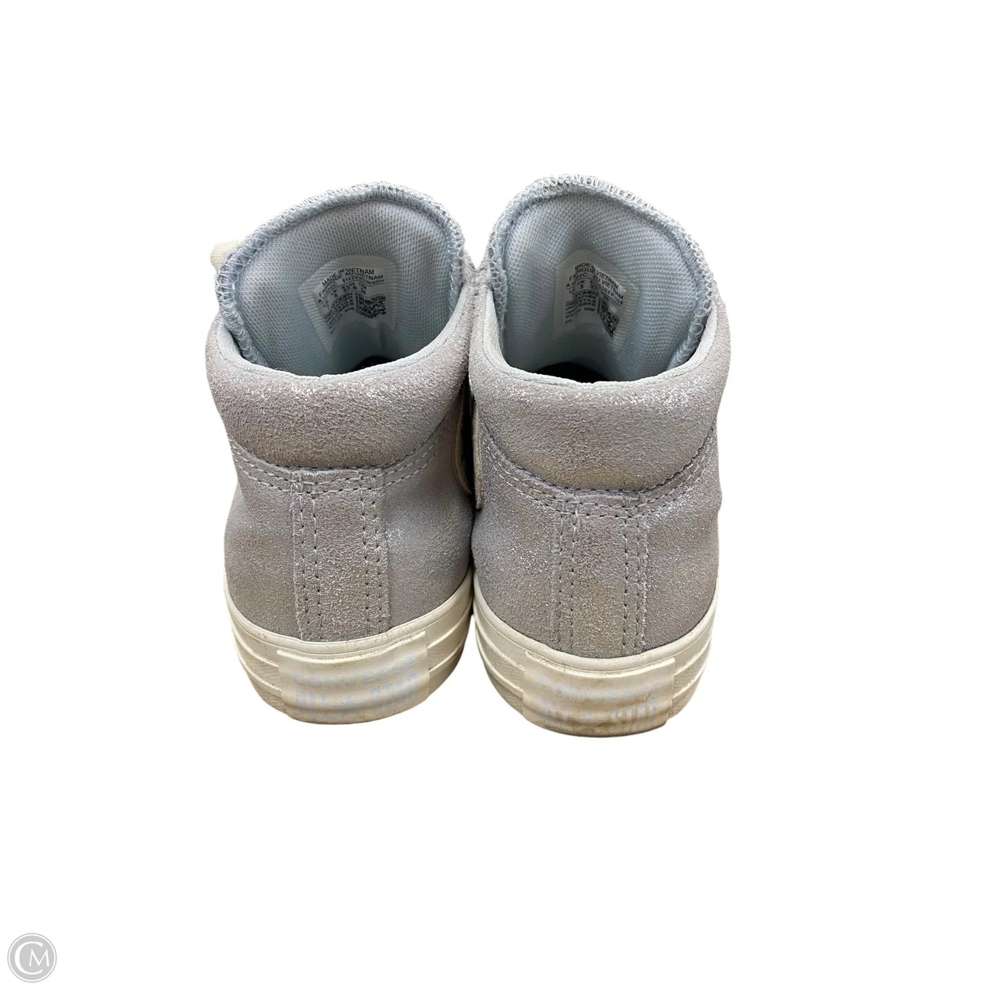 Shoes Sneakers By Converse In Silver, Size: 7