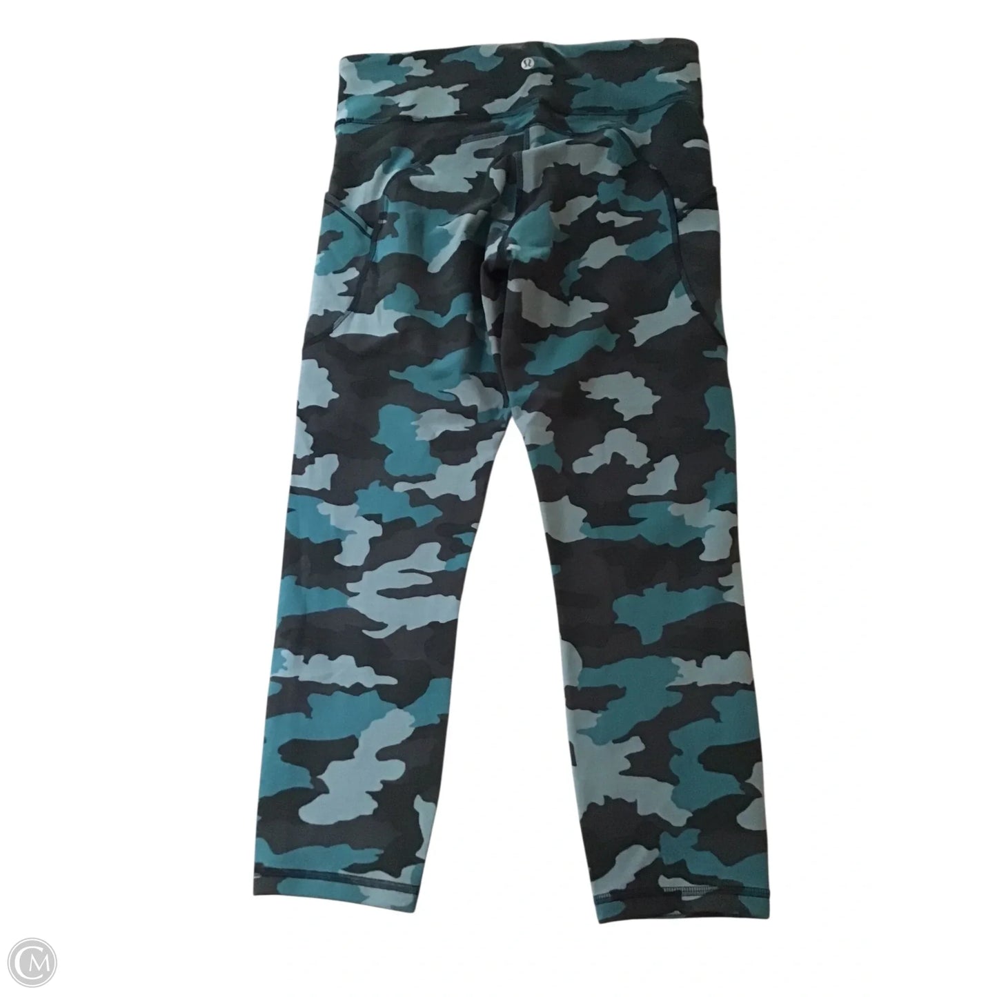 Athletic Leggings Capris By Lululemon In Camouflage Print, Size: 10