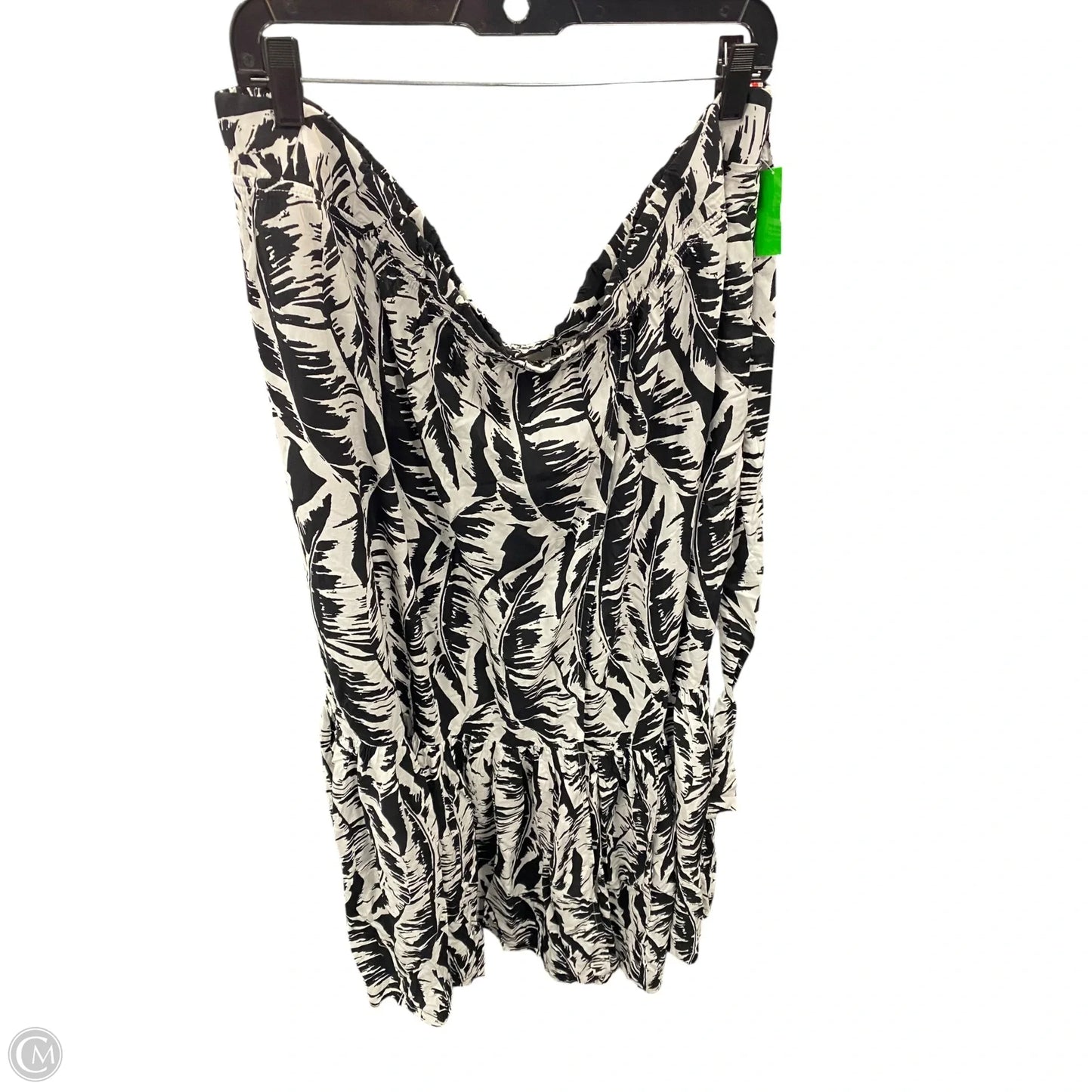 Swimwear Cover-up By Cacique In Black & White, Size: 20