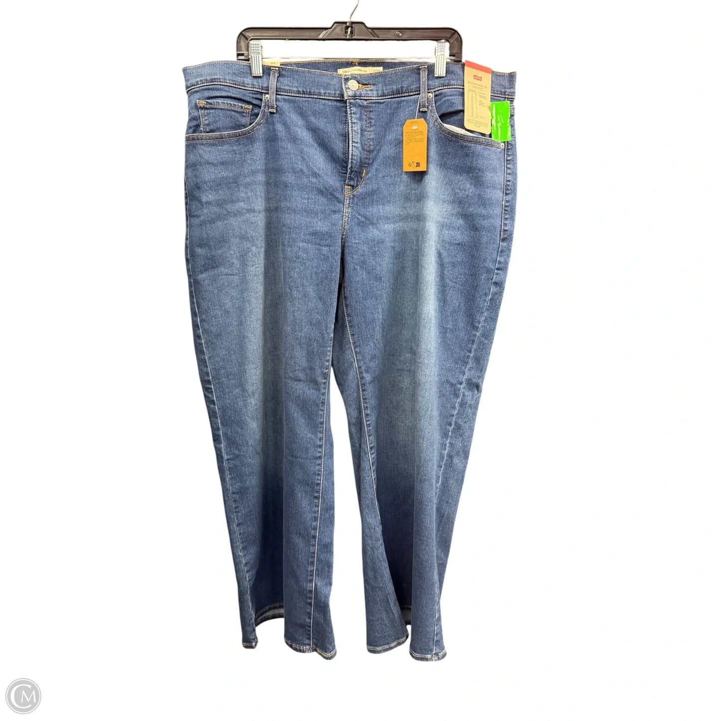 Jeans Wide Leg By Levis In Blue, Size: 20