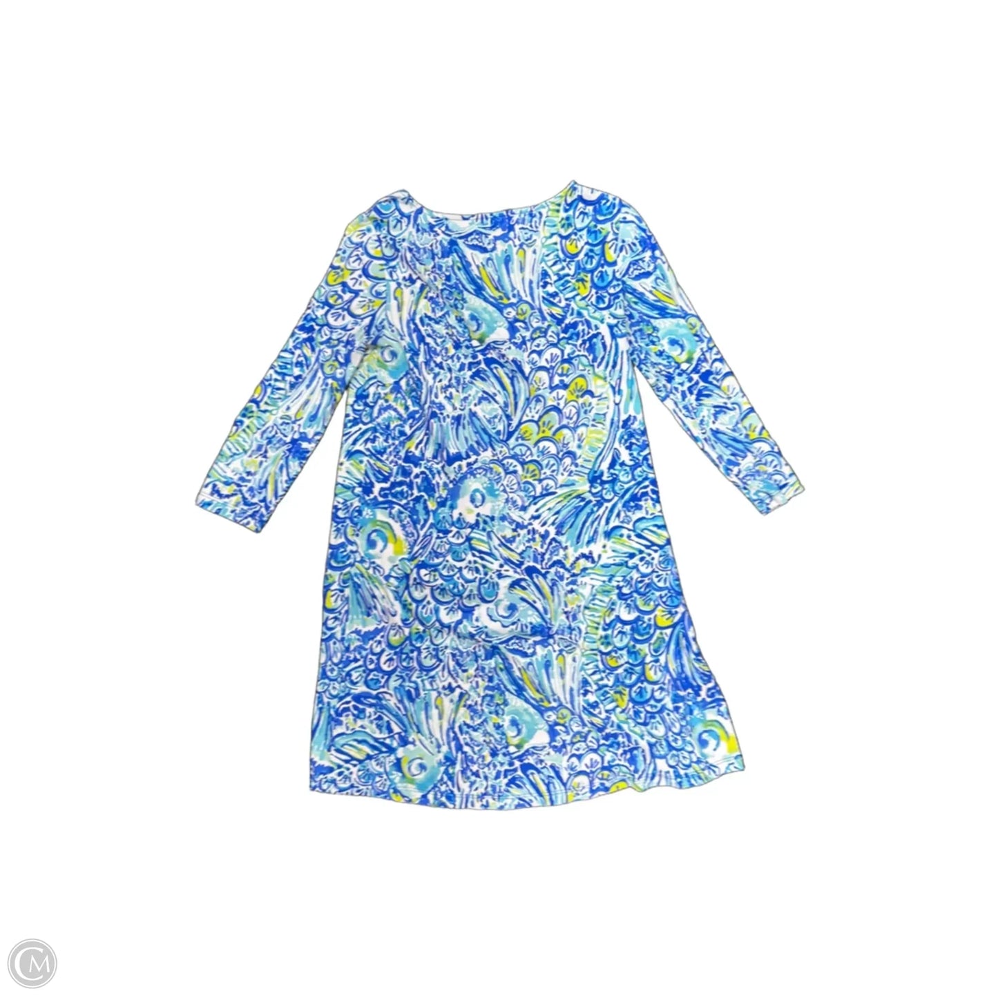 Dress Designer By Lilly Pulitzer In Blue & Green, Size: S