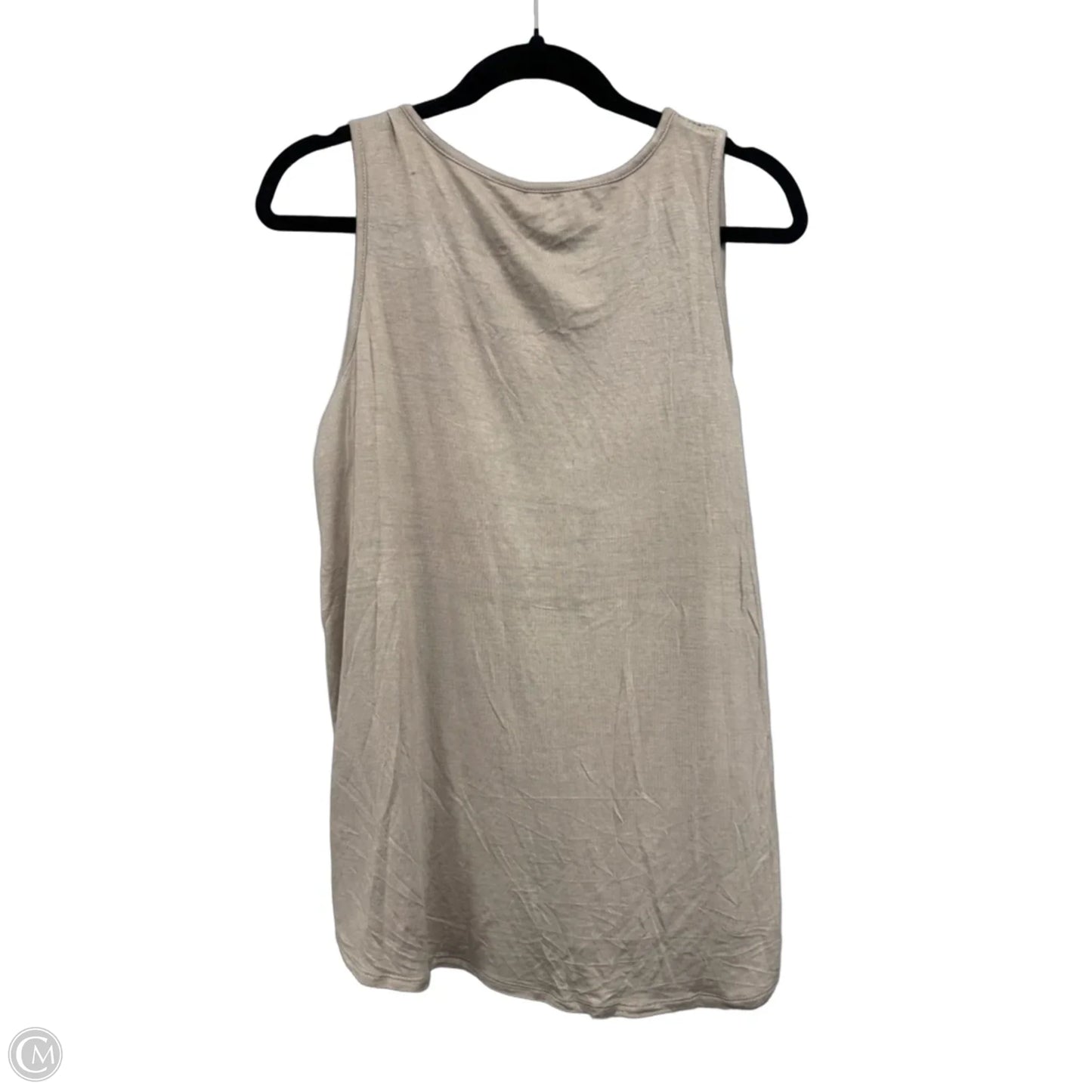 Top Sleeveless By Cato In Tan, Size: Xl