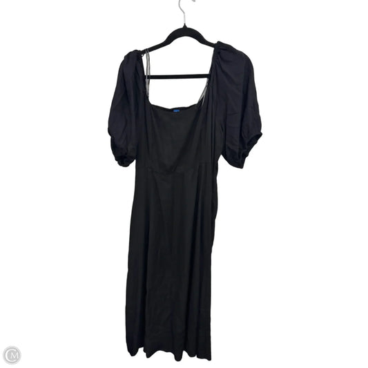 Dress Casual Maxi By Old Navy In Black, Size: Xl