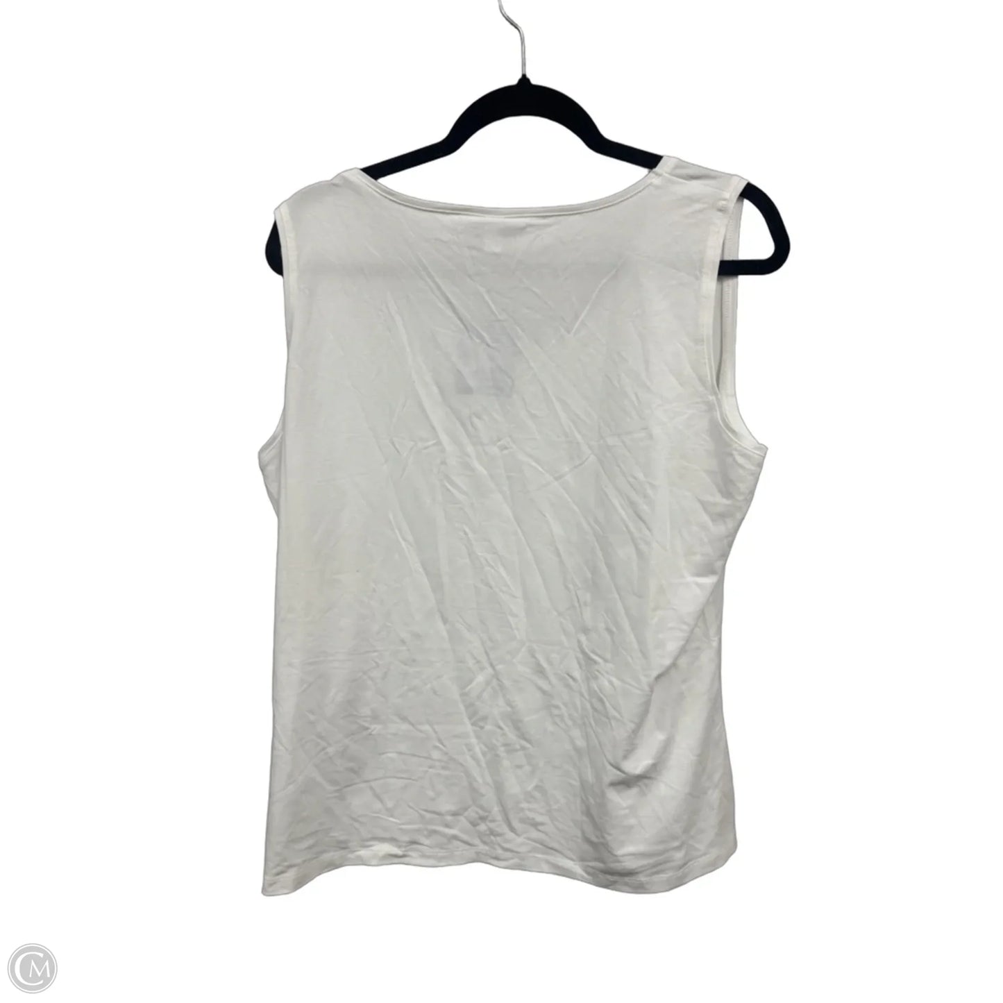 Tank Top By Clothes Mentor In White, Size: Xl