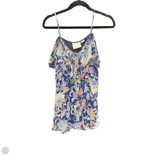 Top Sleeveless By Maeve In Floral Print, Size: 0