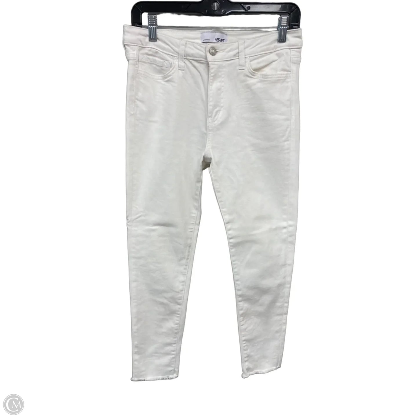 Jeans Skinny By Vervet In White, Size: 6