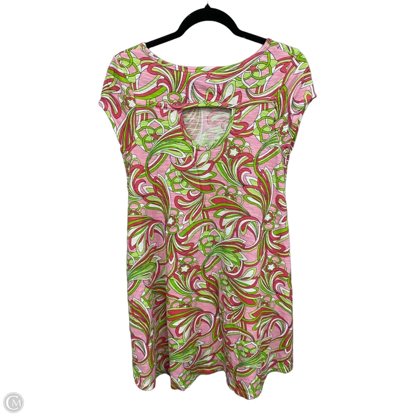 Dress Casual Short By Crown And Ivy In Green & Pink, Size: S