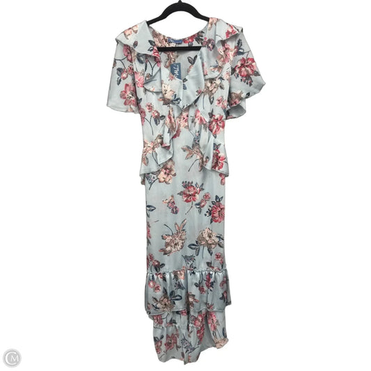 Dress Casual Maxi By Clothes Mentor In Floral Print, Size: L