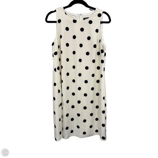 Dress Casual Short By Anne Klein In Polkadot Pattern, Size: L