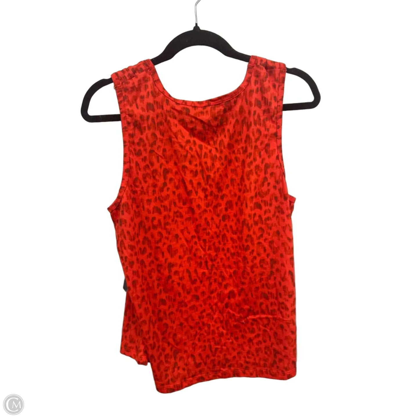 Top Sleeveless By Inc In Animal Print, Size: Xl