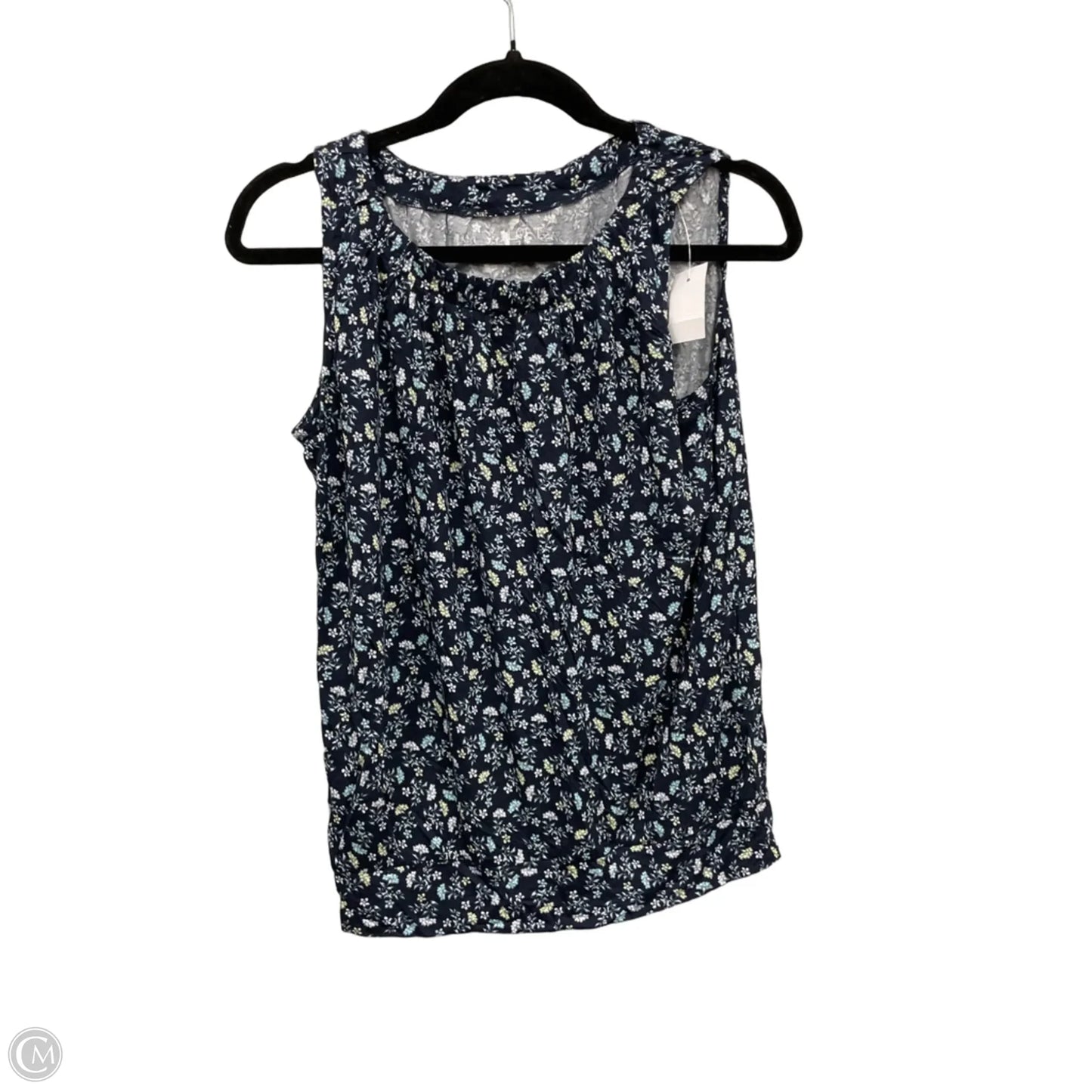 Top Sleeveless By Loft In Floral Print, Size: S
