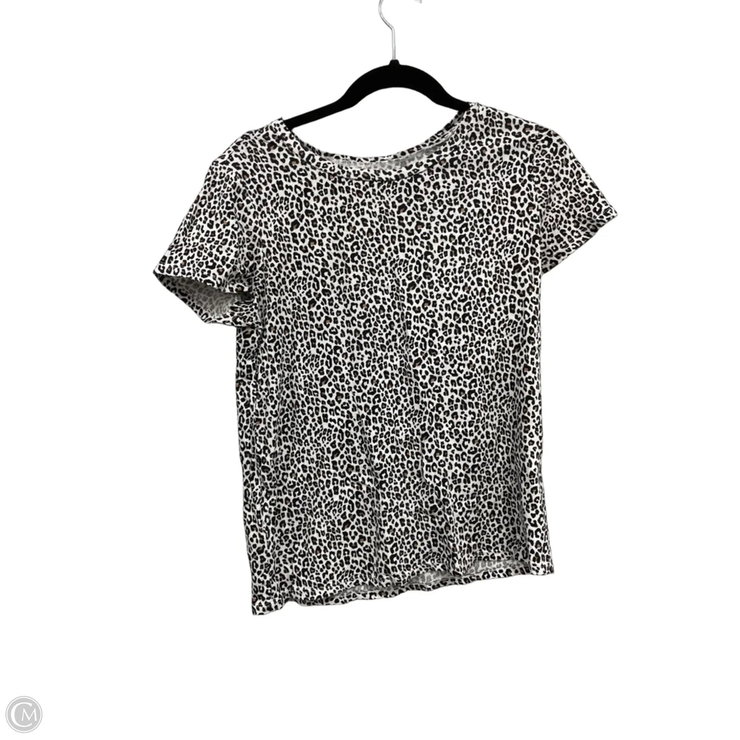 Top Short Sleeve By Loft In Animal Print, Size: S