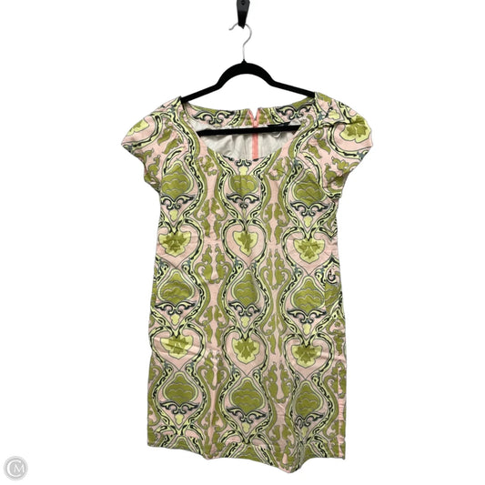 Dress Casual Short By J. Crew In Green & Pink, Size: 8