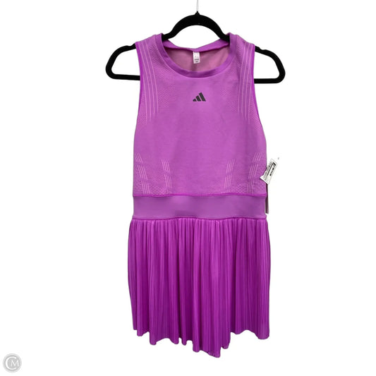 Athletic Dress By Adidas In Purple, Size: L