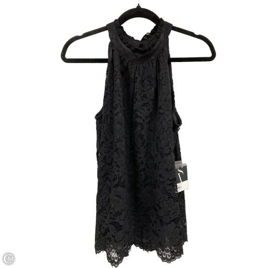 Top Sleeveless By Simply Vera In Black, Size: M