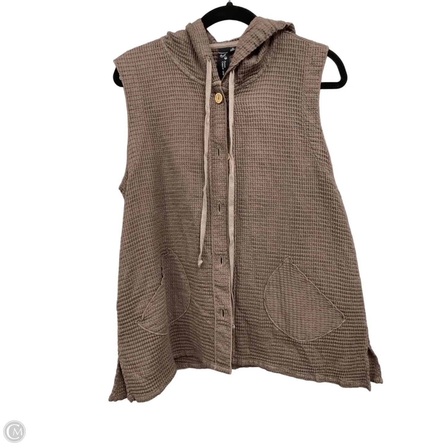 Vest Other By Focus In Taupe, Size: M