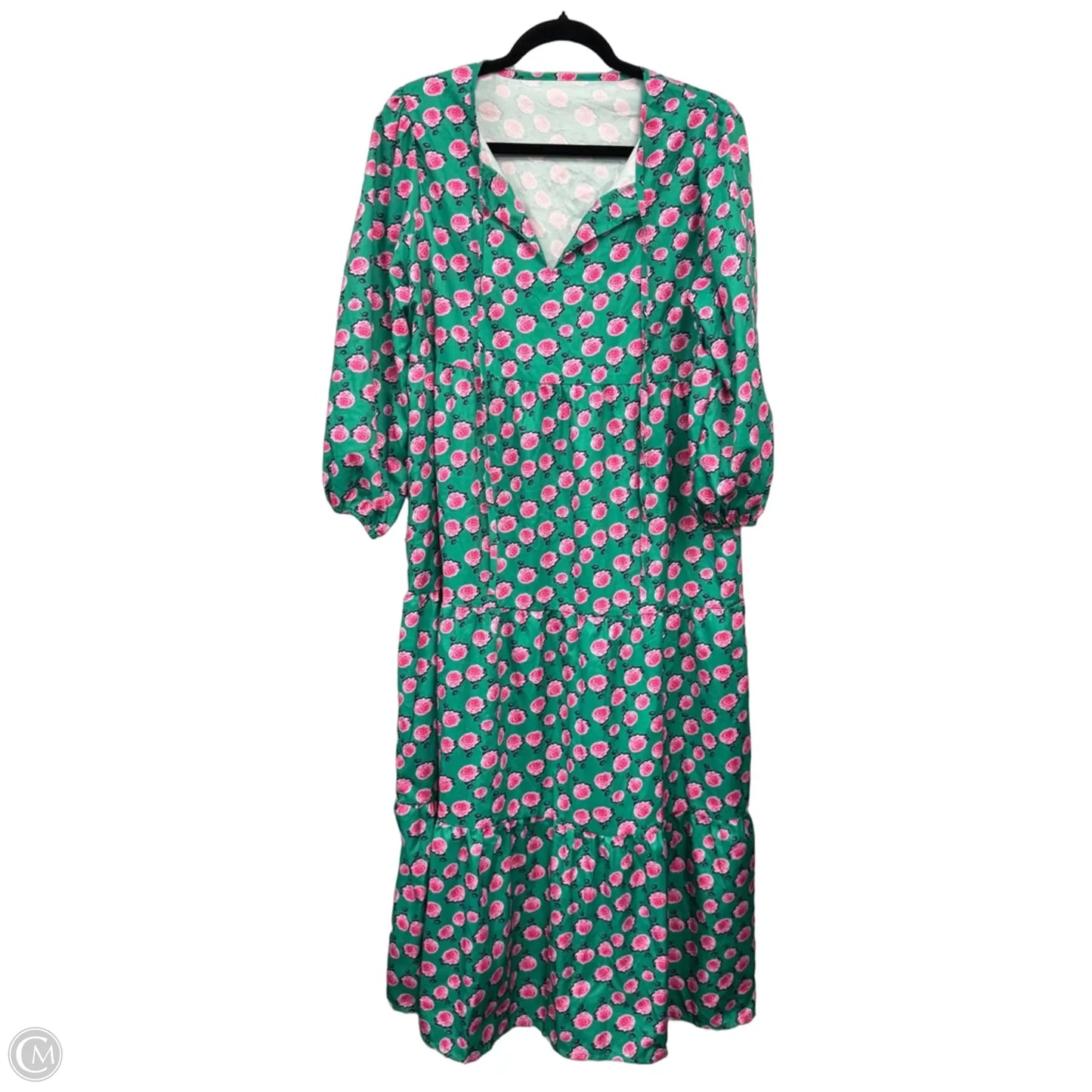 Dress Casual Maxi By Clothes Mentor In Floral Print, Size: Xl