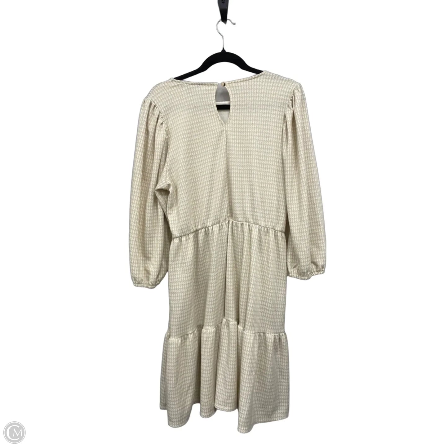 Dress Casual Short By Draper James In Gold & White, Size: L
