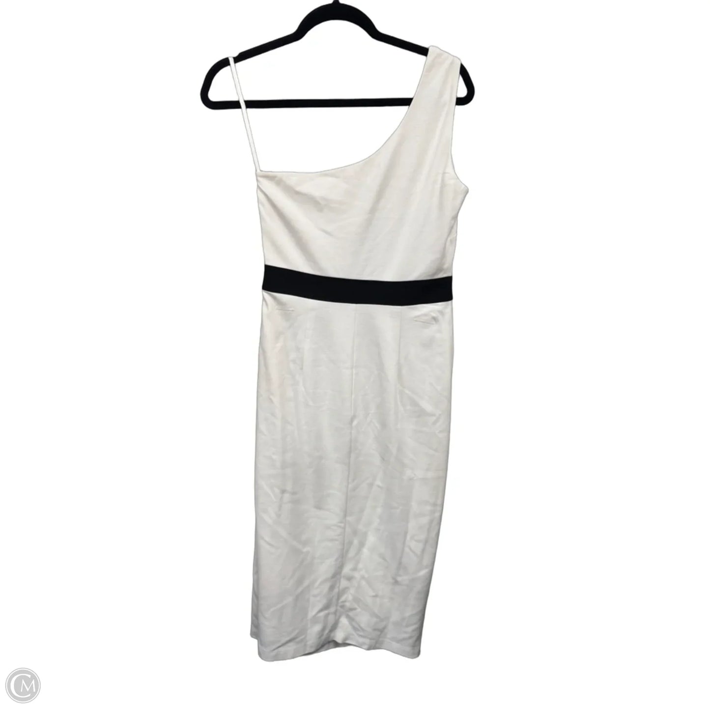 Dress Casual Midi By Bebe In Black & White, Size: M