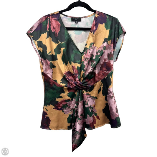 Top Short Sleeve By Tahari In Multi-colored, Size: S