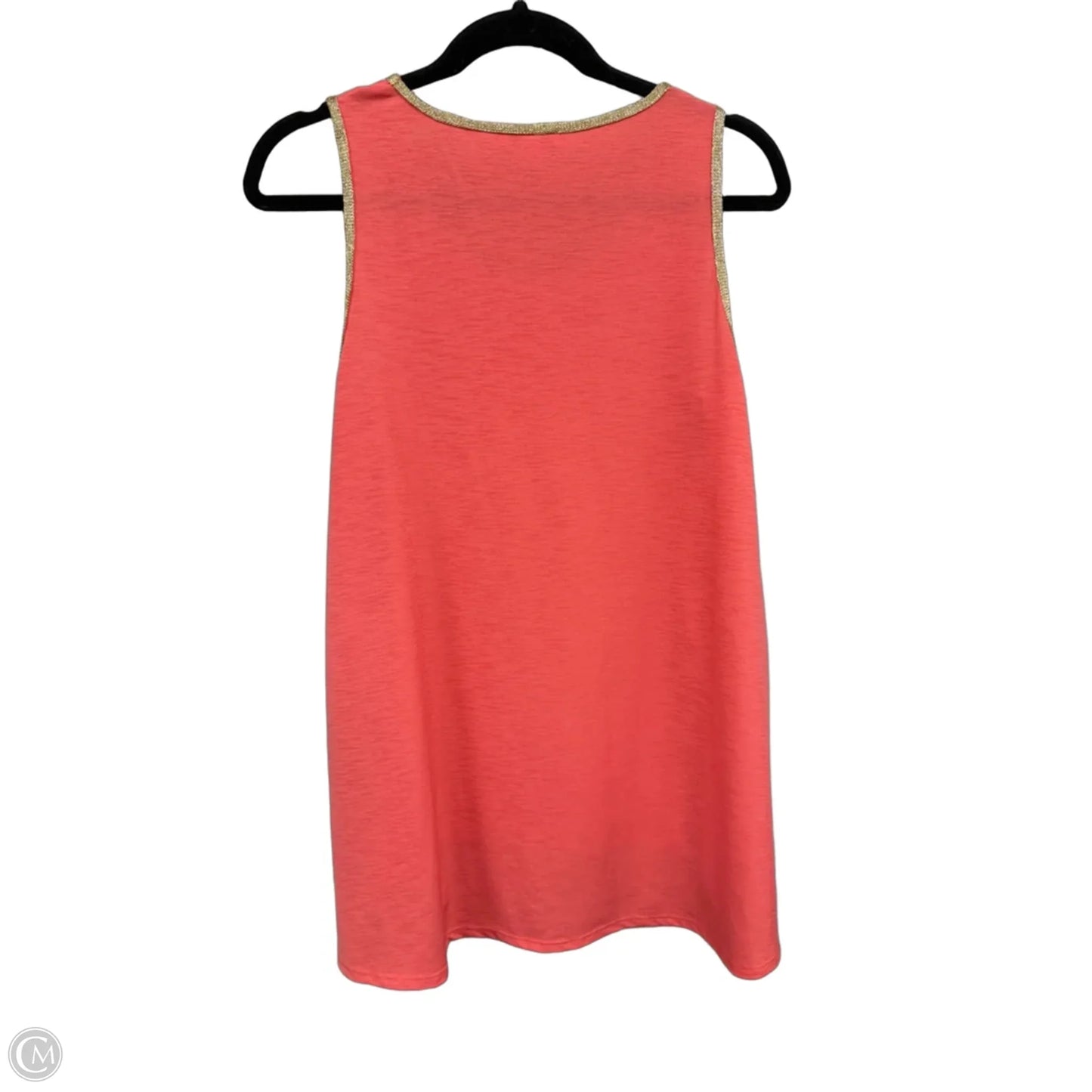 Top Sleeveless By Spense In Gold & Orange, Size: M
