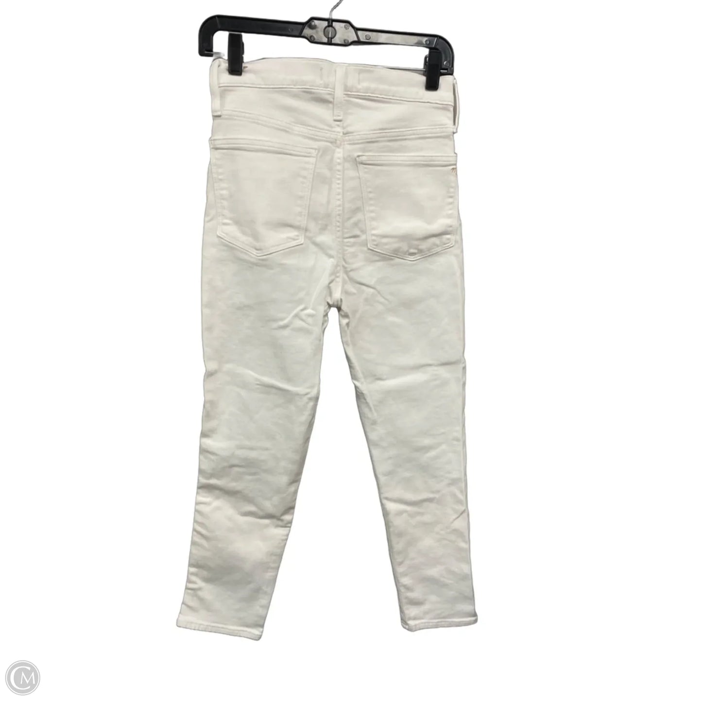 Jeans Skinny By Madewell In White, Size: 4