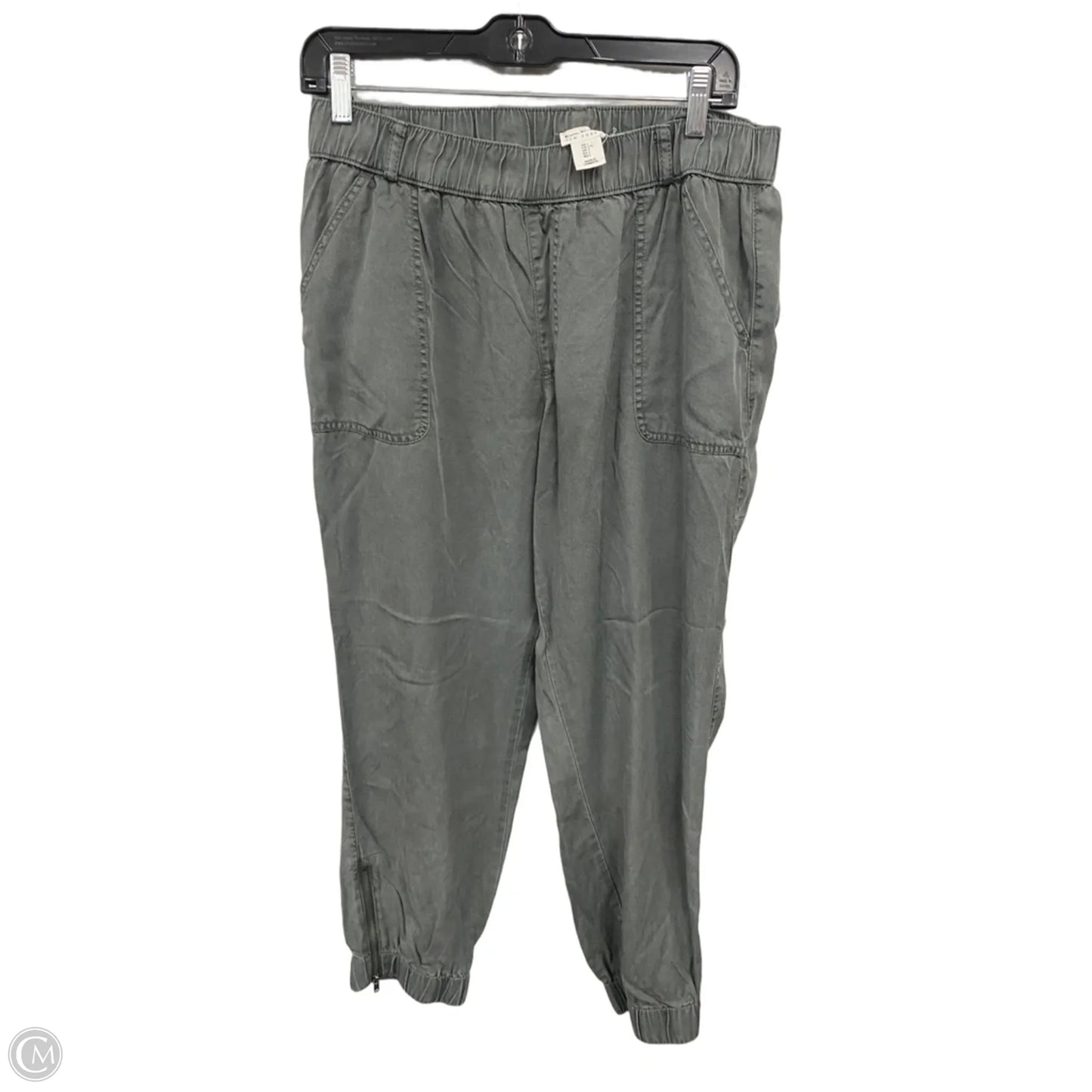 Pants Joggers By Nicole Miller In Green, Size: L