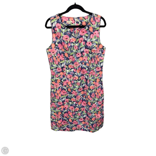 Dress Casual Midi By Talbots In Floral Print, Size: 12