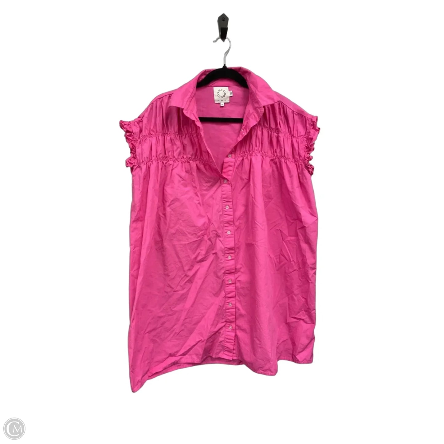 Dress Casual Short By Lili Sidonio In Pink, Size: M