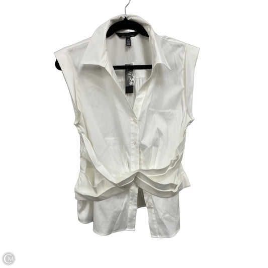 Top Sleeveless By White House Black Market In Cream, Size: 14