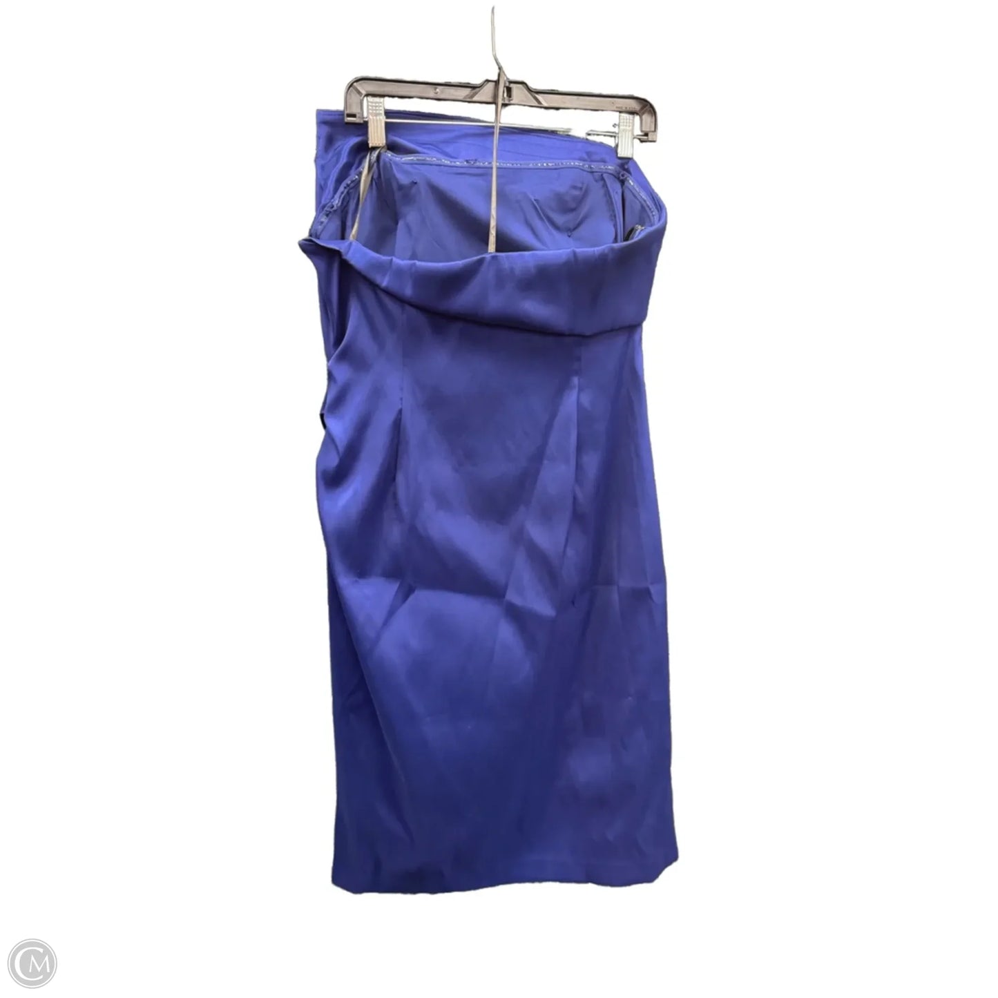 Dress Party Midi By Donna Karan In Blue, Size: 14