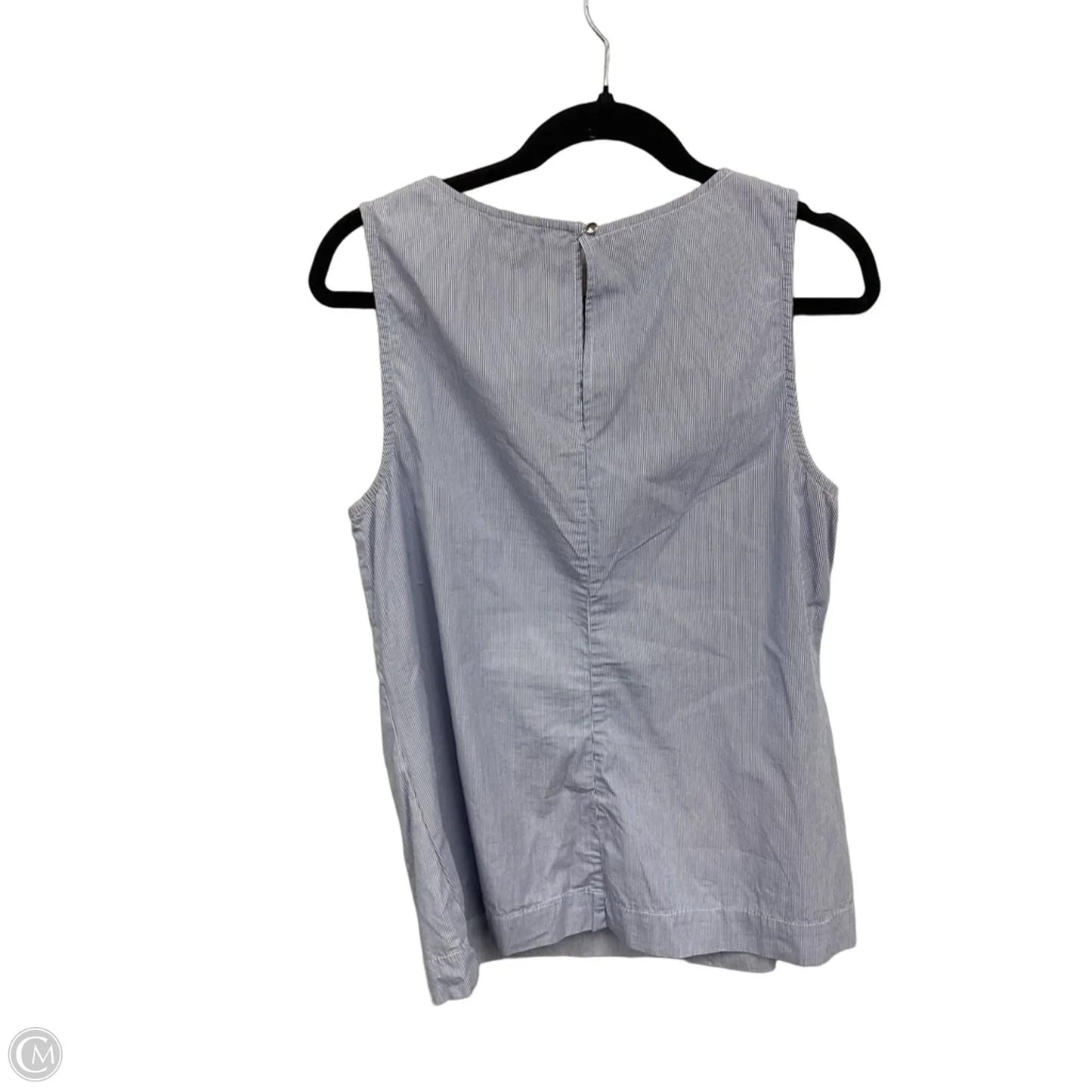 Top Sleeveless By Banana Republic In Striped Pattern, Size: M