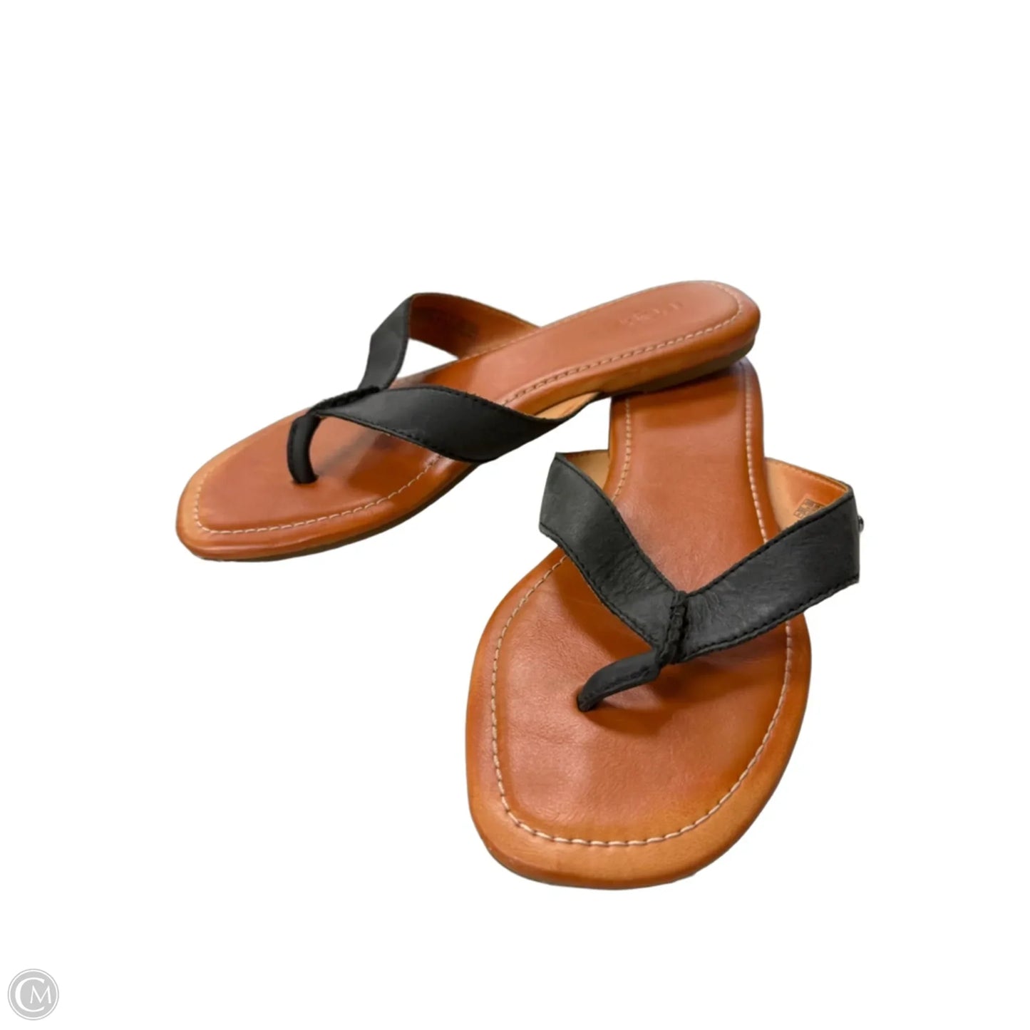 Sandals Designer By Ugg In Black, Size: 8
