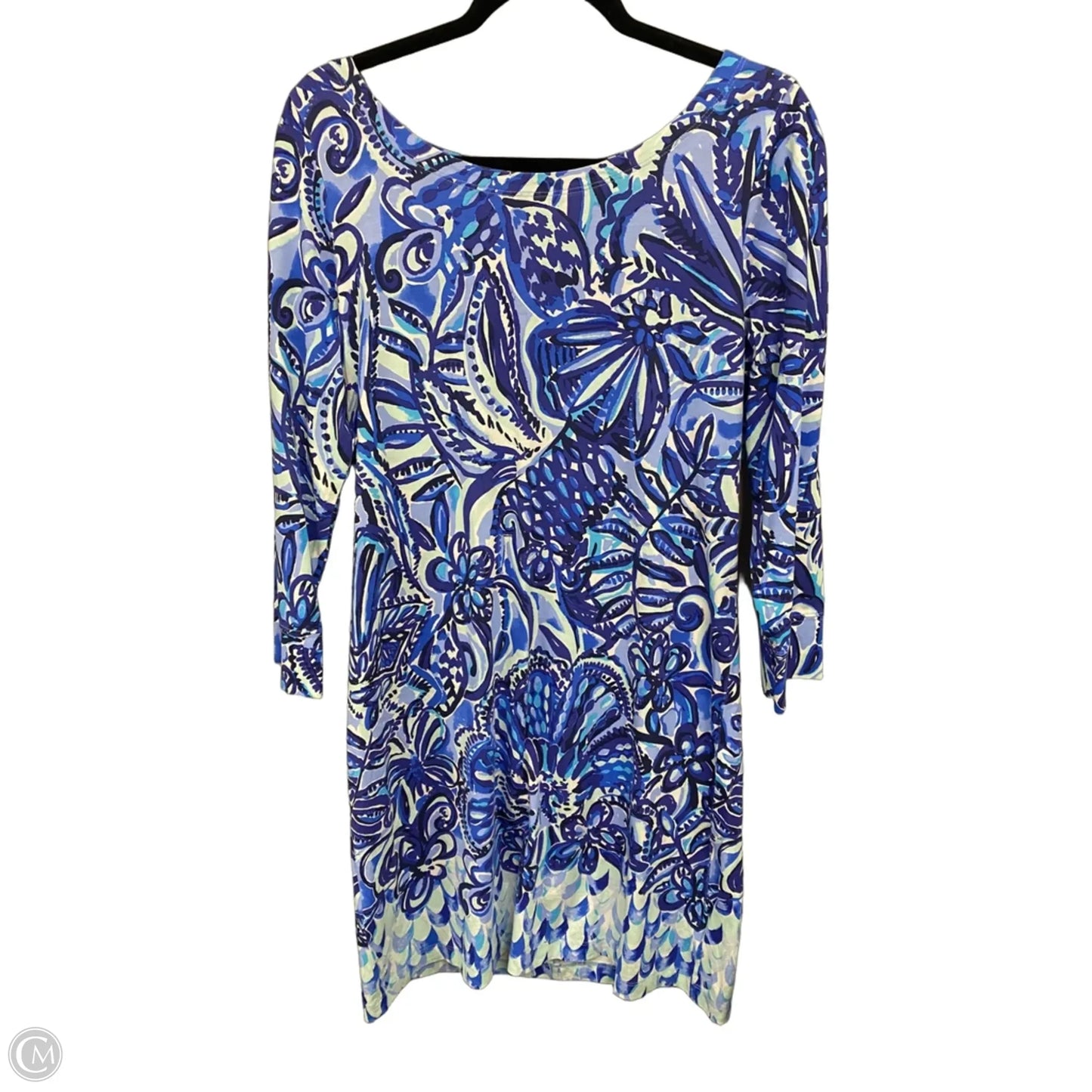 Dress Designer By Lilly Pulitzer In Blue, Size: L