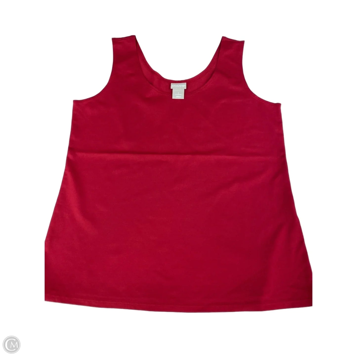 Tank Top By Chicos In Red, Size: M