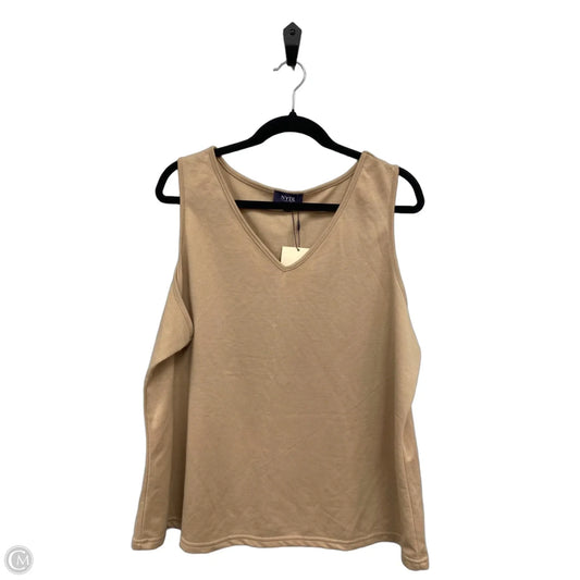 Tank Top By Not Your Daughters Jeans In Tan, Size: Xl