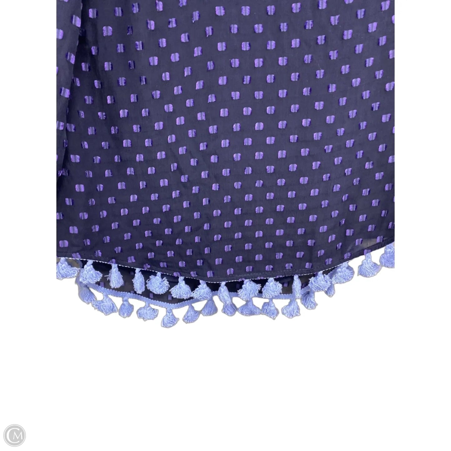 Top Long Sleeve By Sail To Sable In Blue & Purple, Size: S