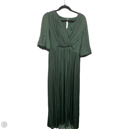 Dress Casual Maxi By Banana Republic In Green, Size: 8