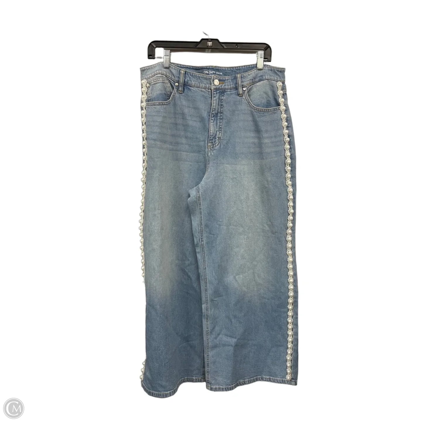 Jeans Wide Leg By On 34th In Blue, Size: 14