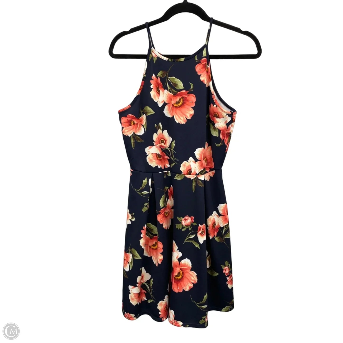 Dress Casual Short By Monteau In Floral Print, Size: L
